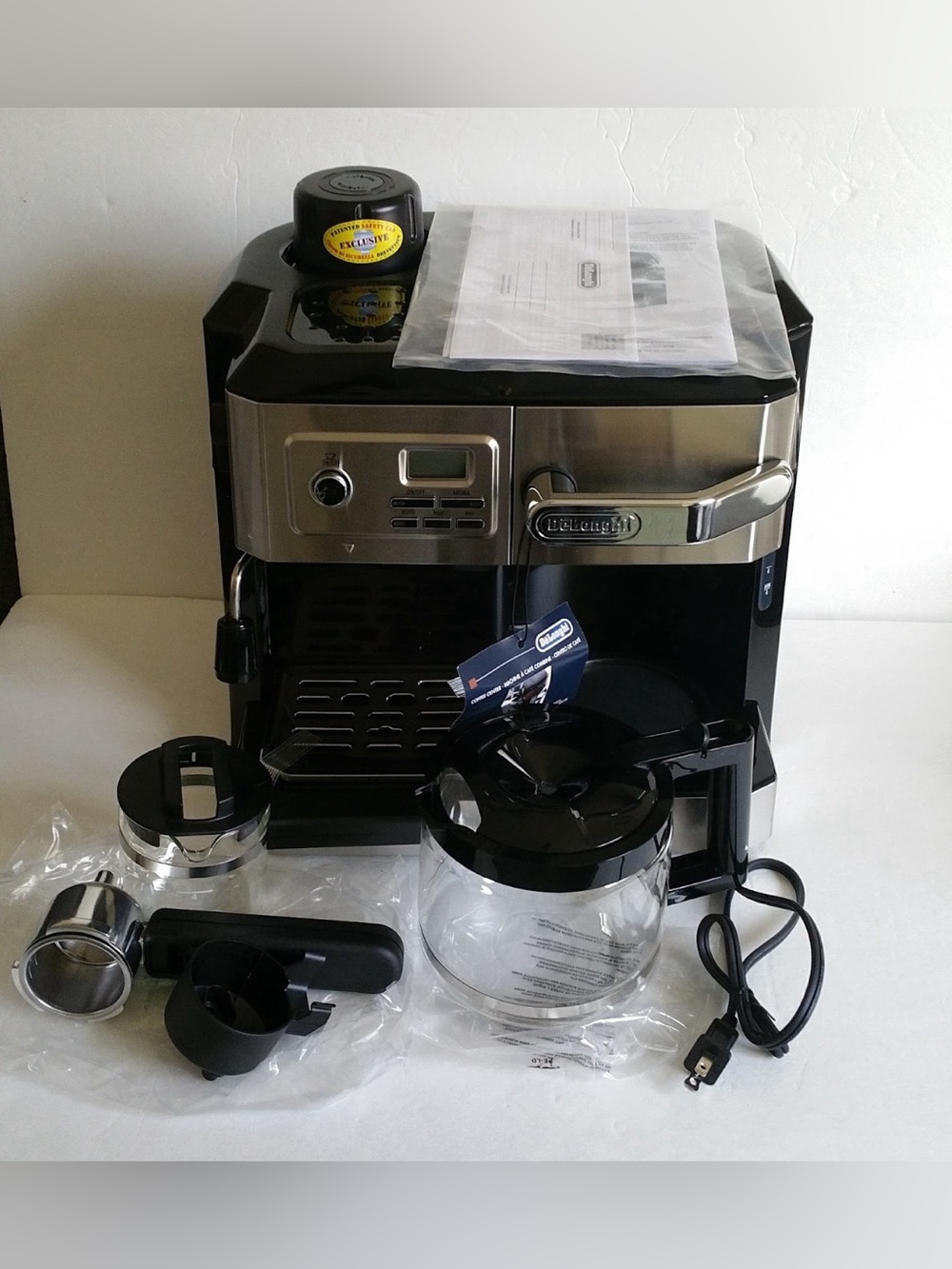 Delonghi Combi All in One Espresso & Drip Coffee Combo Coffee Maker Machine